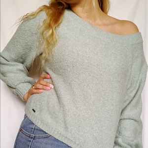 Hollister off the shoulder sweater